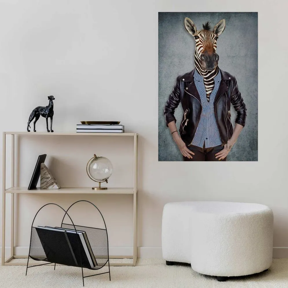 Plakat Zebra Ewa 40x60 cm bez ramy bez marginesu | MIRAT.