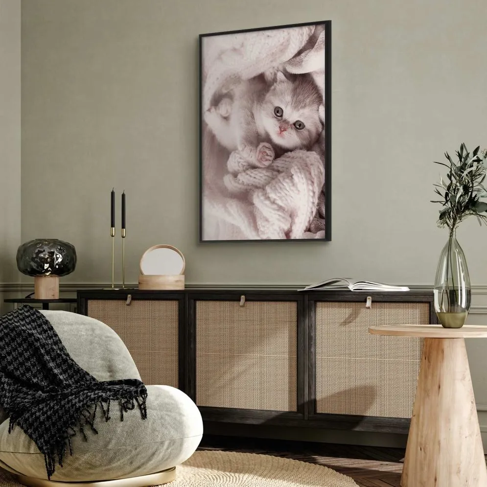 Plakat Miłośnik wypoczynku 60x90 cm z ramą czarną bez marginesu | MIRAT.