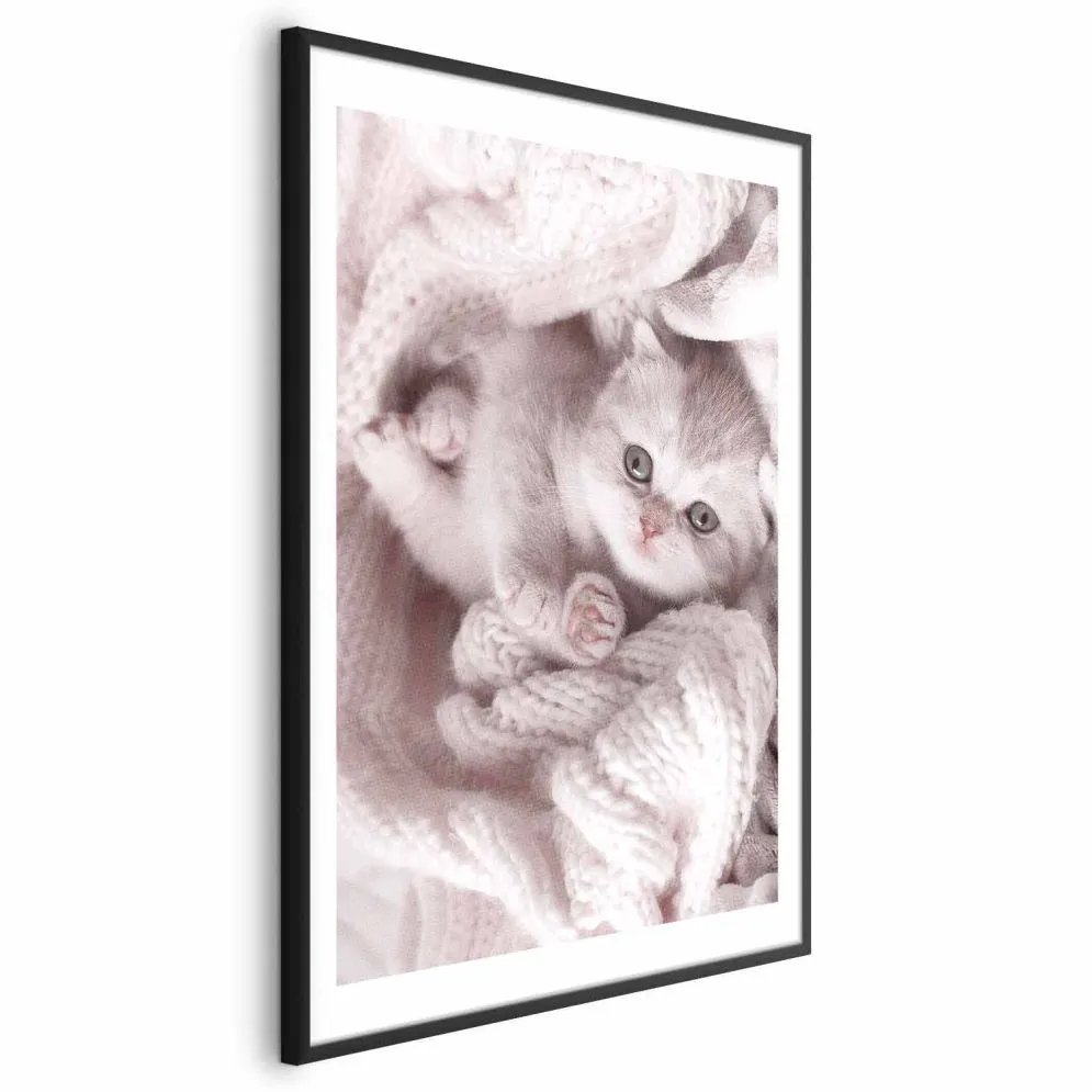 Plakat Miłośnik wypoczynku 60x90 cm z ramą czarną z marginesem | MIRAT.