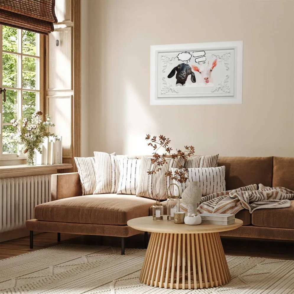 Plakat Śmieszne kozy 60x40 cm bez ramy bez marginesu | MIRAT.