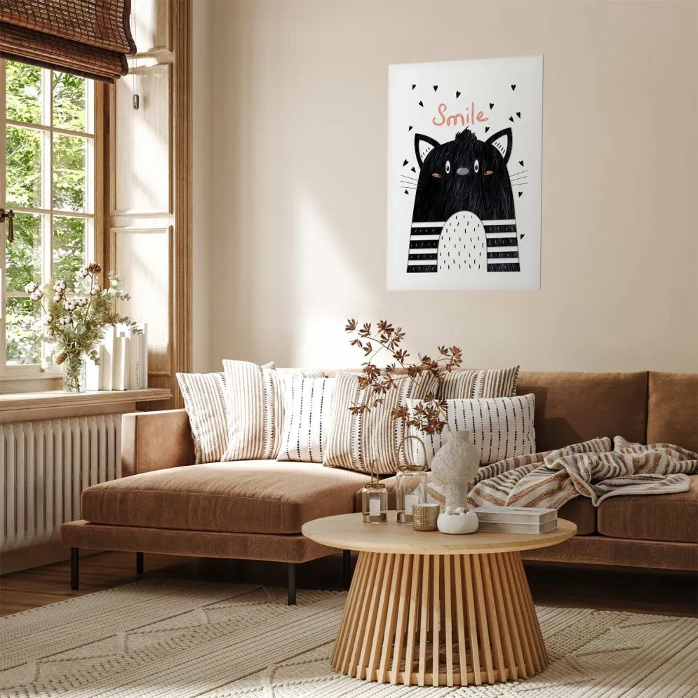Plakat Smile 60x90 cm bez ramy z marginesem | MIRAT.