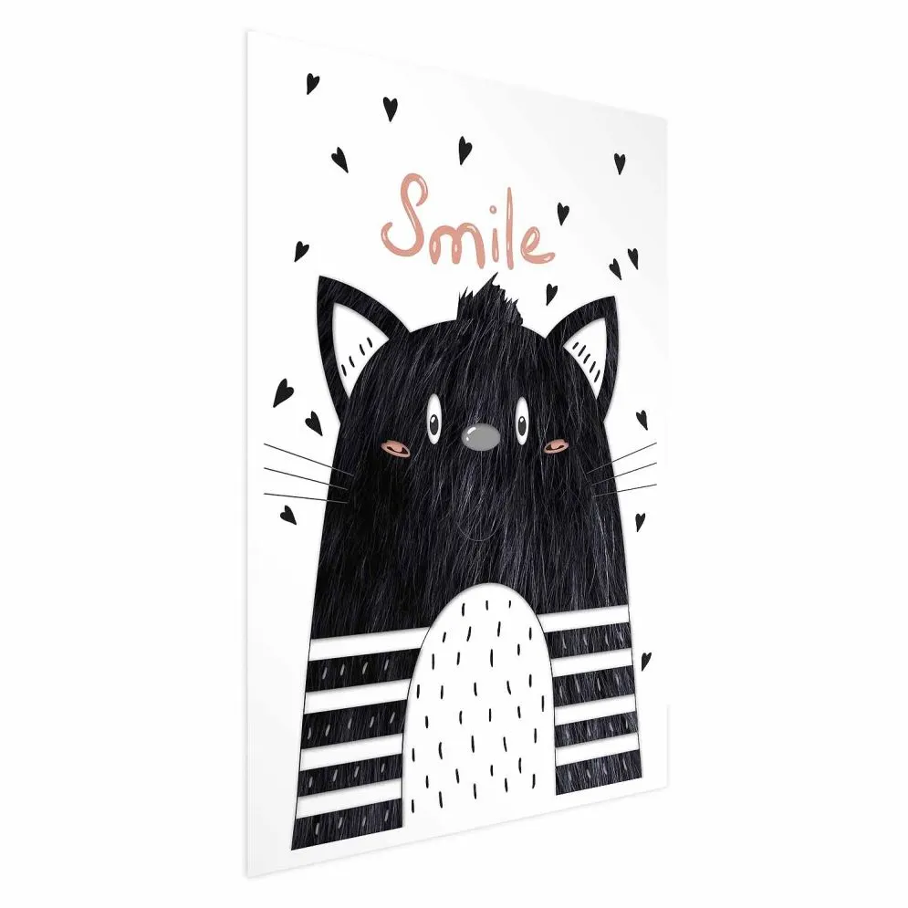 Plakat Smile 40x60 cm bez ramy bez marginesu | MIRAT.
