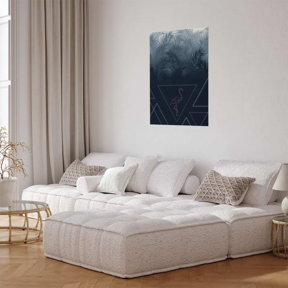 Plakat Geometryczny ptak 40x60 cm bez ramy bez marginesu | MIRAT.