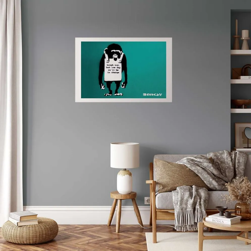 Plakat Zła małpa 30x21 cm bez ramy z marginesem | MIRAT.