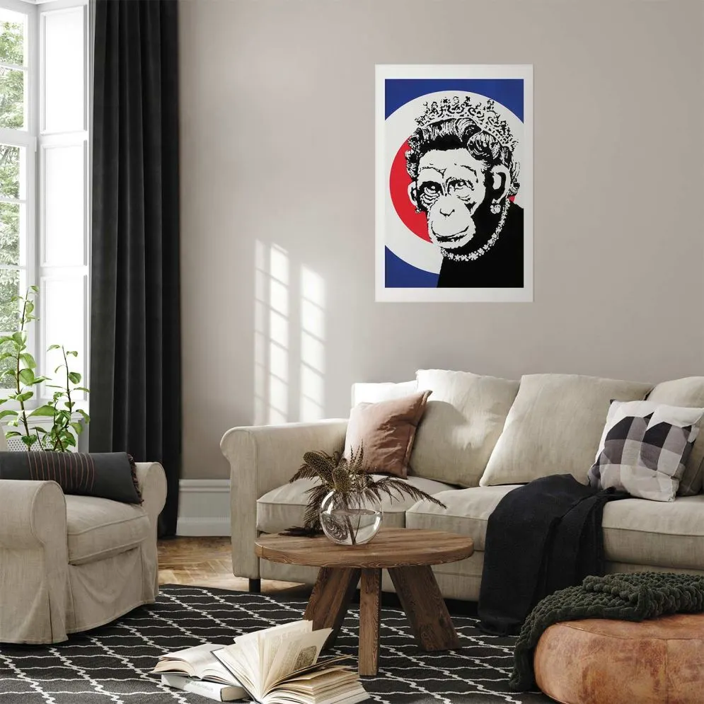 Plakat Królowa małp 29,7x42 cm bez ramy z marginesem | MIRAT.