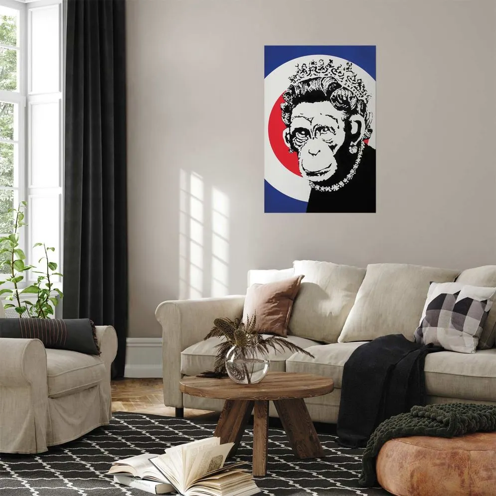 Plakat Królowa małp 21x30 cm bez ramy bez marginesu | MIRAT.