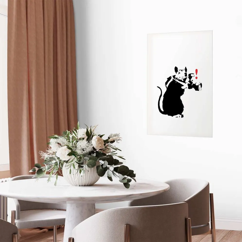 Plakat Szczur fotograf 40x60 cm bez ramy z marginesem | MIRAT.