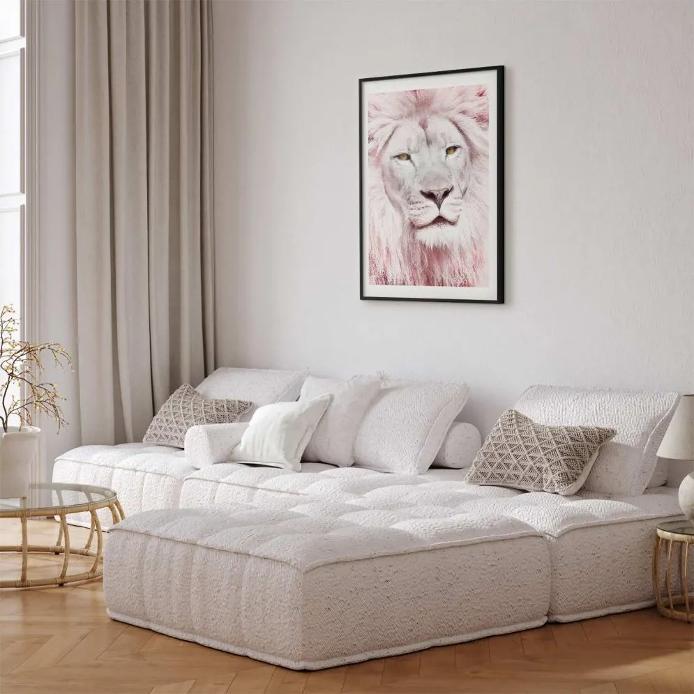 Plakat Piękno w sile 21x30 cm z ramą czarną z marginesem | MIRAT.