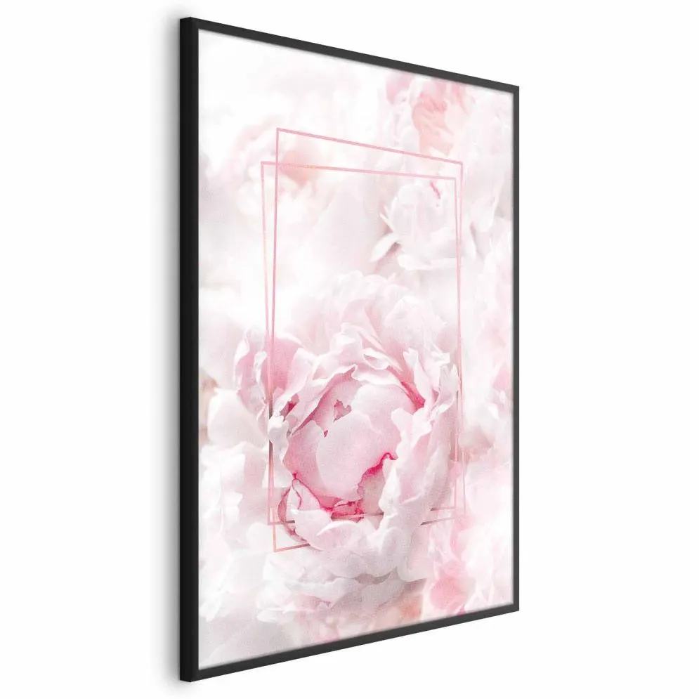 Plakat Ulotne piękno 21x30 cm z ramą czarną bez marginesu | MIRAT.