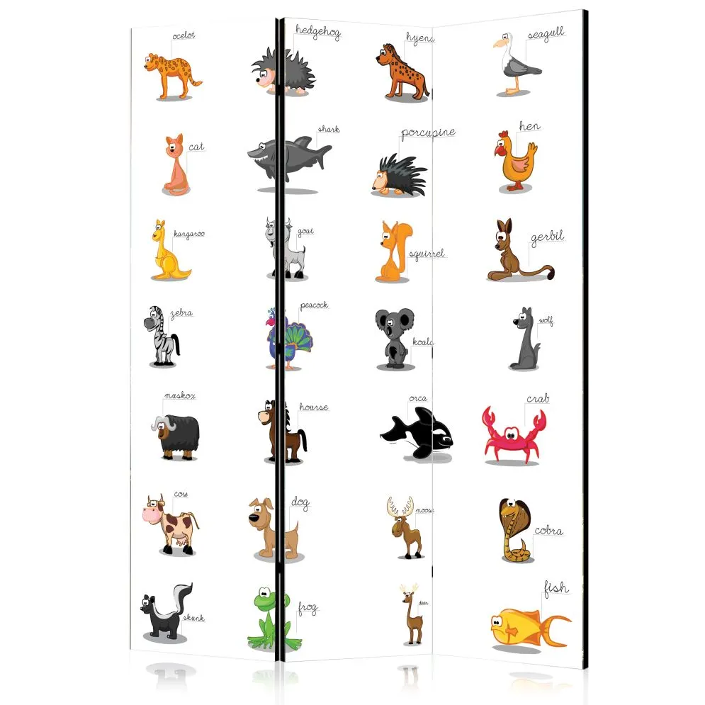 Parawan akustyczny Dla dzieci 135x172 cm 3-częściowy biały | MIRAT.