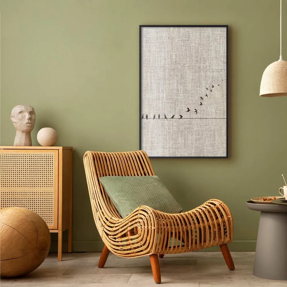 Plakat Nauka latania 60x90 cm z ramą czarną bez marginesu | MIRAT.