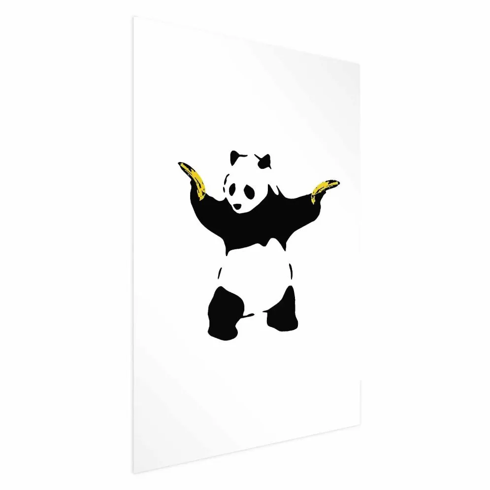 Plakat Panda with Guns 60x90 cm bez ramy z marginesem | MIRAT.