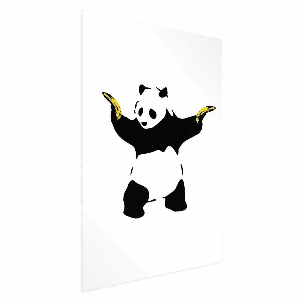 Plakat Panda with Guns 40x60 cm bez ramy bez marginesu | MIRAT.