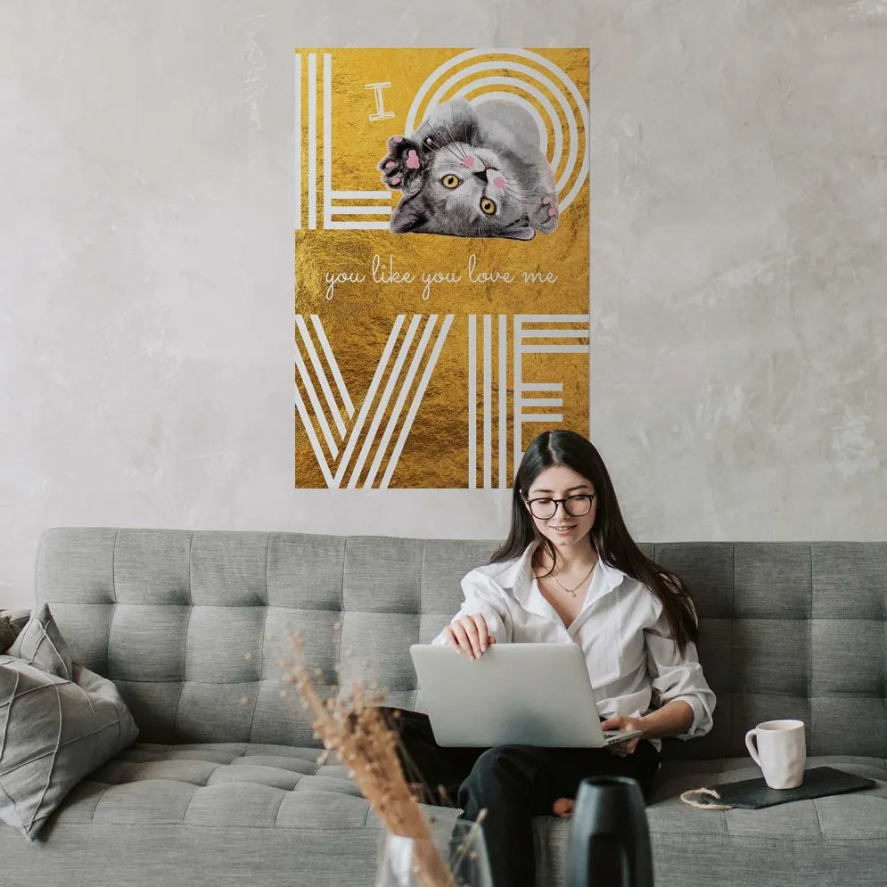 Plakat Miłość 29,7x42 cm bez ramy bez marginesu | MIRAT.