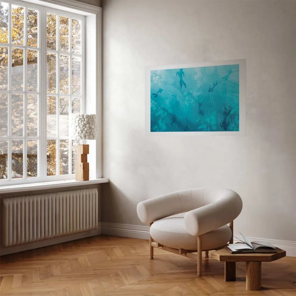 Plakat Japoński staw 42x29,7 cm bez ramy z marginesem | MIRAT.