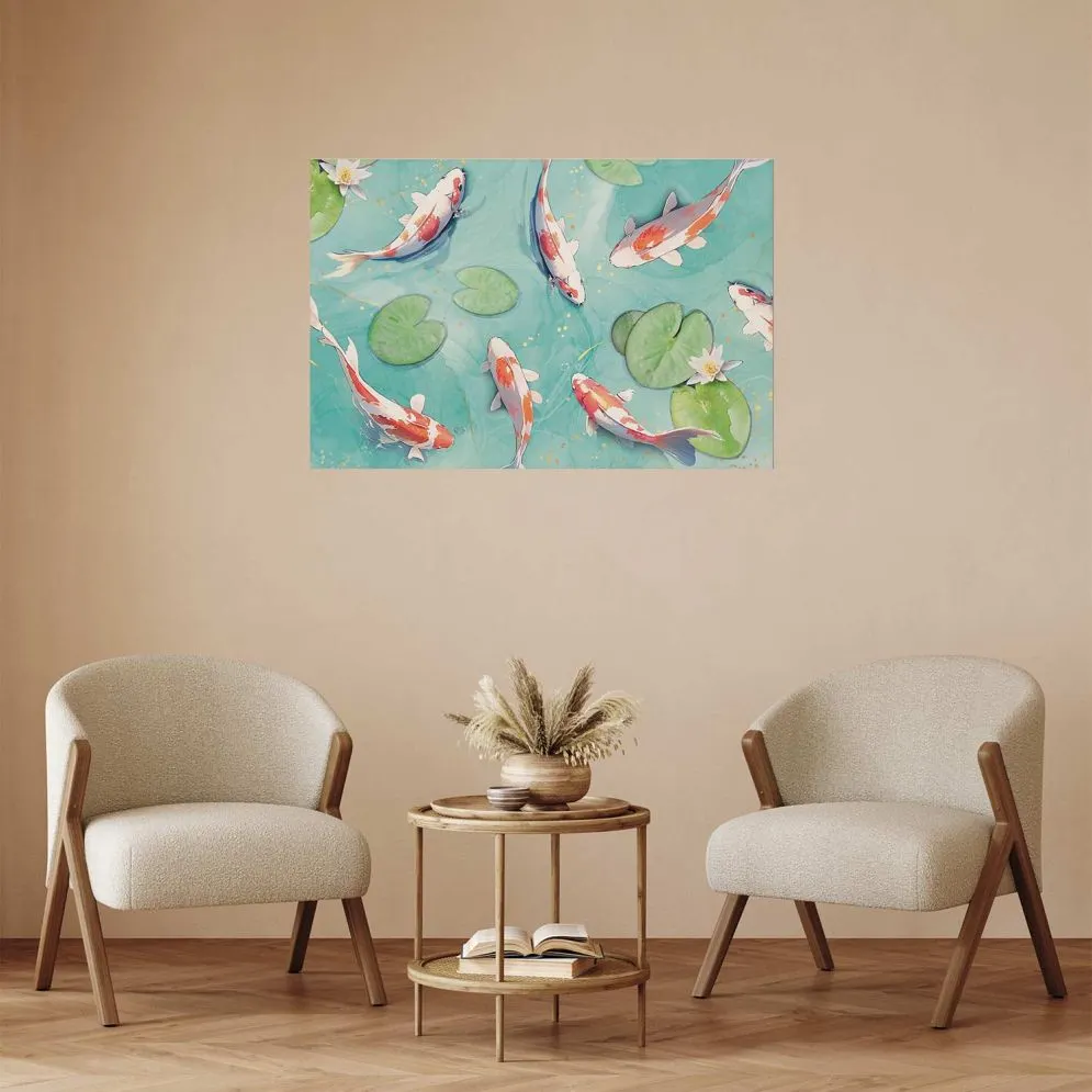 Plakat Staw w Japonii 90x60 cm bez ramy bez marginesu | MIRAT.