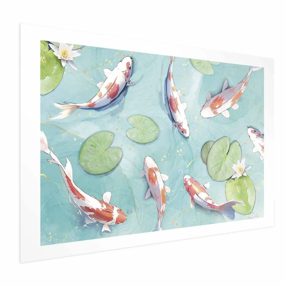 Plakat Staw w Japonii 42x29,7 cm bez ramy z marginesem | MIRAT.