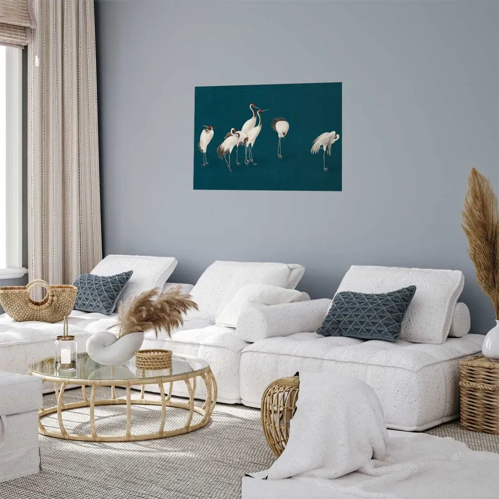 Plakat Wieczór nad stawem 60x40 cm bez ramy bez marginesu | MIRAT.