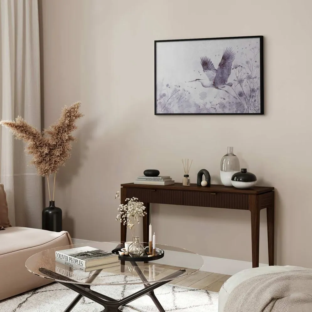 Plakat Majestatyczny lot 90x60 cm z ramą czarną bez marginesu | MIRAT.