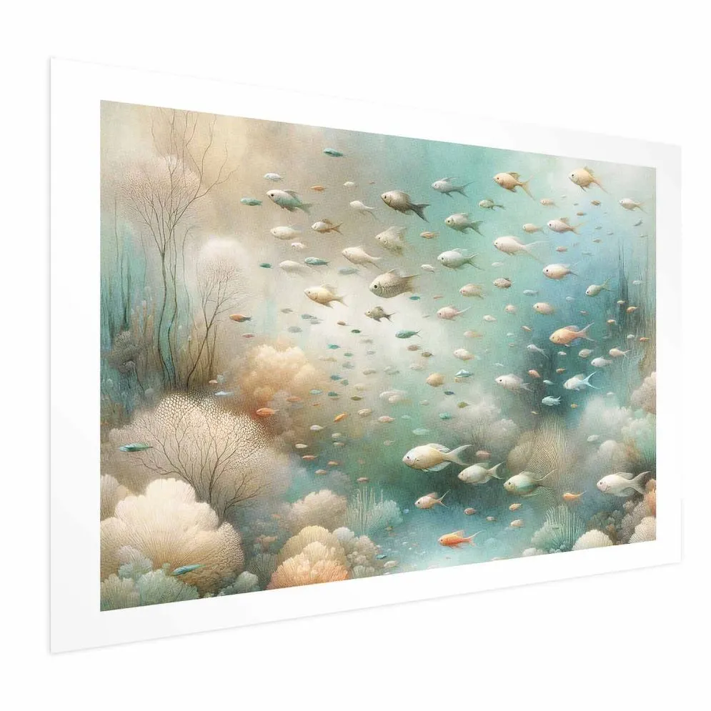 Plakat Oceaniczne piękno 90x60 cm bez ramy z marginesem | MIRAT.