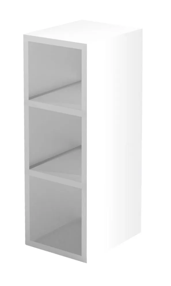 Szafka kuchenna wisząca 25 VENTO G-25/72 biała z półkami | MIRAT. w stylu kolekcja VENTO