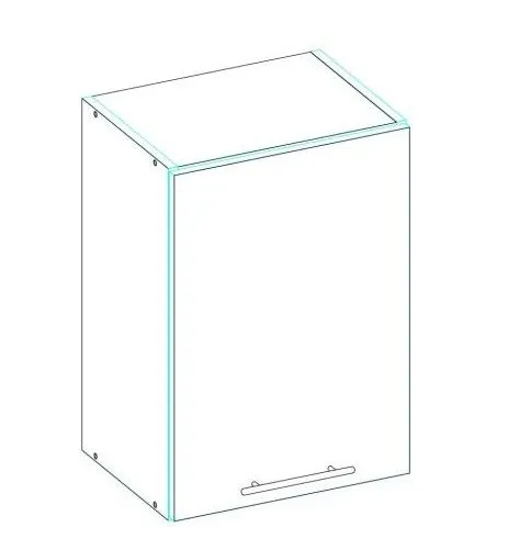 Nowoczesny zestaw mebli kuchennych PERŁA 260 dąb cremona/kaszmirowy I sklep meblowy MIRAT.