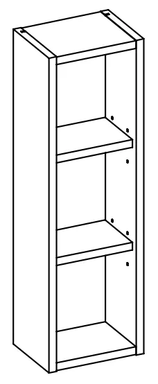 Szafka łazienkowa górna SANTA FE OAK 20 dąb COMAD | MIRAT. styl LOFT kolekcja SANTA FE OAK
