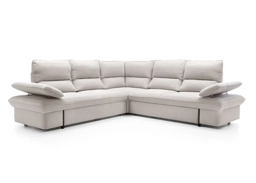 Narożnik z funkcją spania GLORIA kremowy prawy/lewy I sklep meblowy MIRAT.