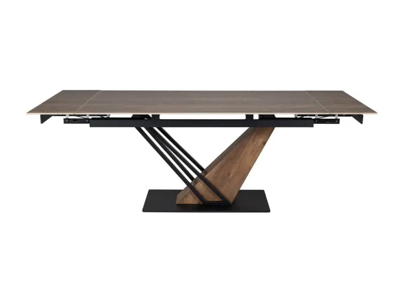 Designerski stół ceramiczny Genesis 160-220 cm dąb | MIRAT styl LOFT