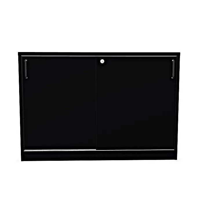 Szafka biurowa przesuwna EASY SPACE CABINET S 1.5-OH 120cm czarna zamykana I sklep meblowy MIRAT.