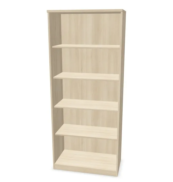 Regał biurowy EASY SPACE CABINET O 5-OH 80cm akacjowy otwarty I sklep meblowy MIRAT.