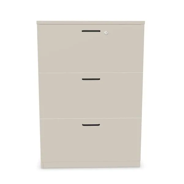 Komoda biurowa EASY SPACE CABINET 3D 80cm kaszmirowa zamykana I sklep meblowy MIRAT.