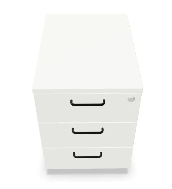 Kontenerek biurowy EASY SPACE MOB biały mobilny I sklep meblowy MIRAT. styl SKANDYNAWSKI