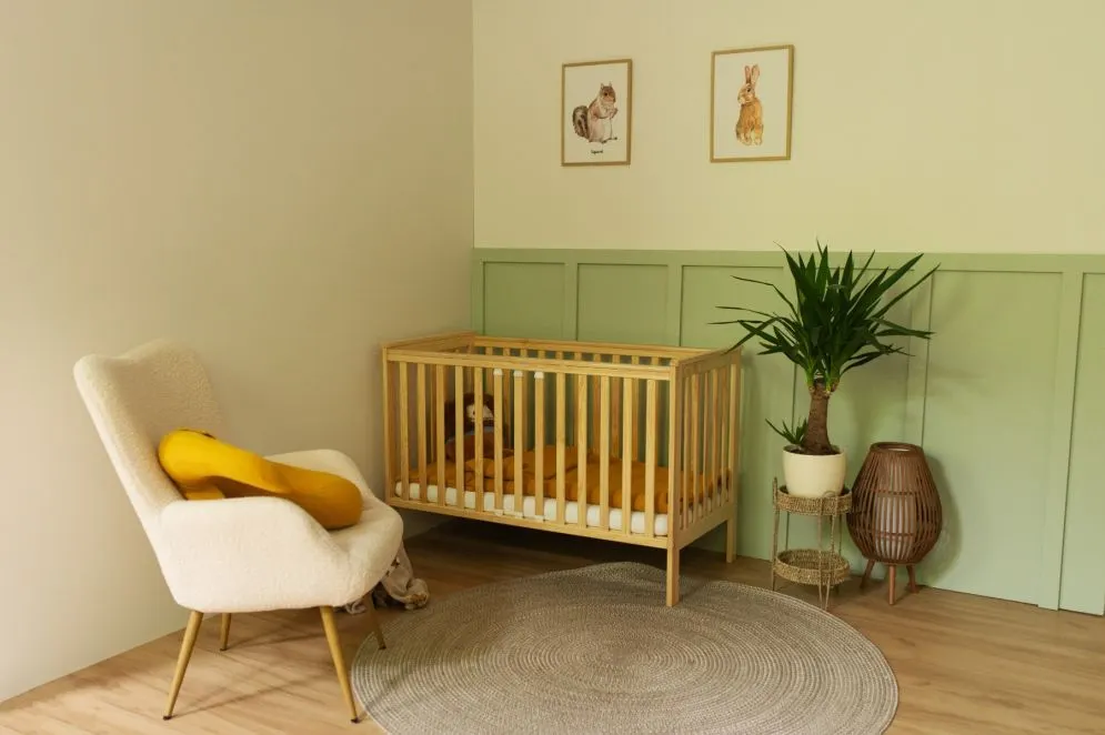 Łóżeczko dziecięce FILIP 120x60 sosna drewniane I sklep meblowy MIRAT. styl SKANDYNAWSKI