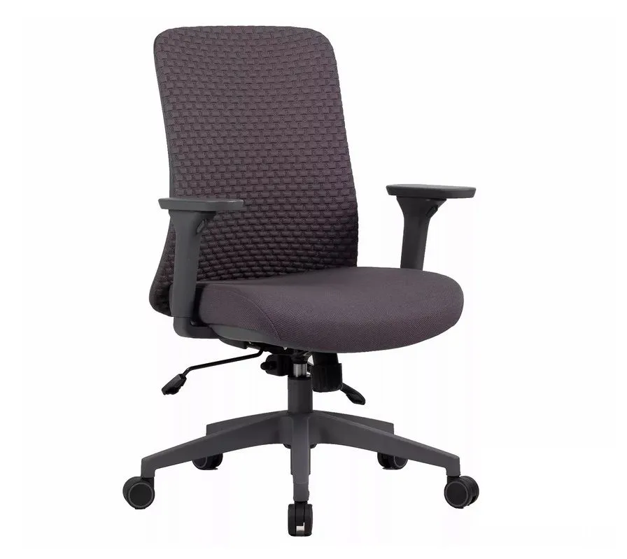 Fotel biurowy Q-744 szary z regulowanymi podłokietnikami I sklep meblowy MIRAT.