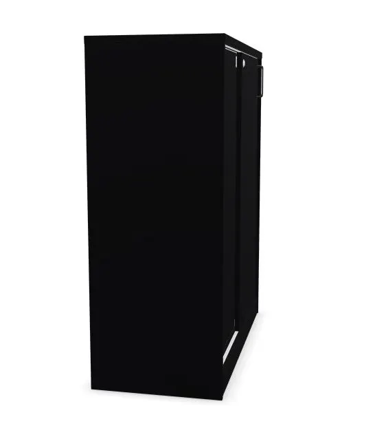 Szafka biurowa przesuwna EASY SPACE CABINET S 3-OH 100cm czarna zamykana I sklep meblowy MIRAT.
