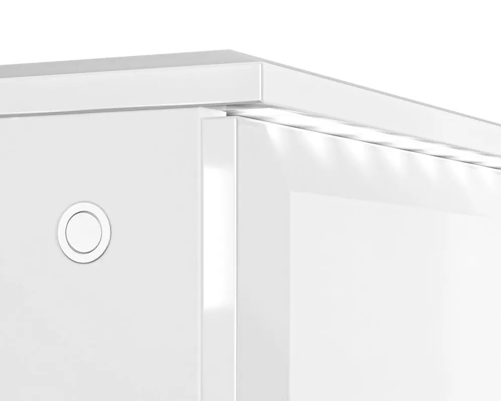 Komoda GLAMOUR 02 2D3S 160 biały połysk I sklep meblowy MIRAT. styl GLAMOUR kolekcja GLAMOUR