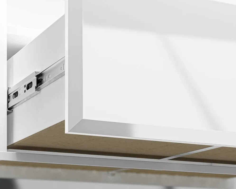 Szafka RTV GLAMOUR 03 1D2S 160 biały połysk I sklep meblowy MIRAT. styl GLAMOUR kolekcja GLAMOUR