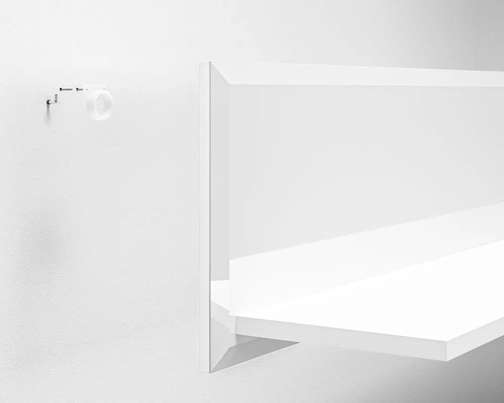 Półka GLAMOUR 06 biały połysk I sklep meblowy MIRAT. styl GLAMOUR kolekcja GLAMOUR