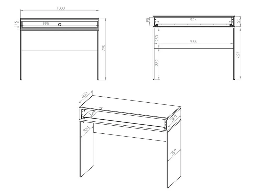 Toaletka GALENA biały połysk z szufladą do sypialni I sklep meblowy MIRAT. styl GLAMOUR kolekcja GALENA
