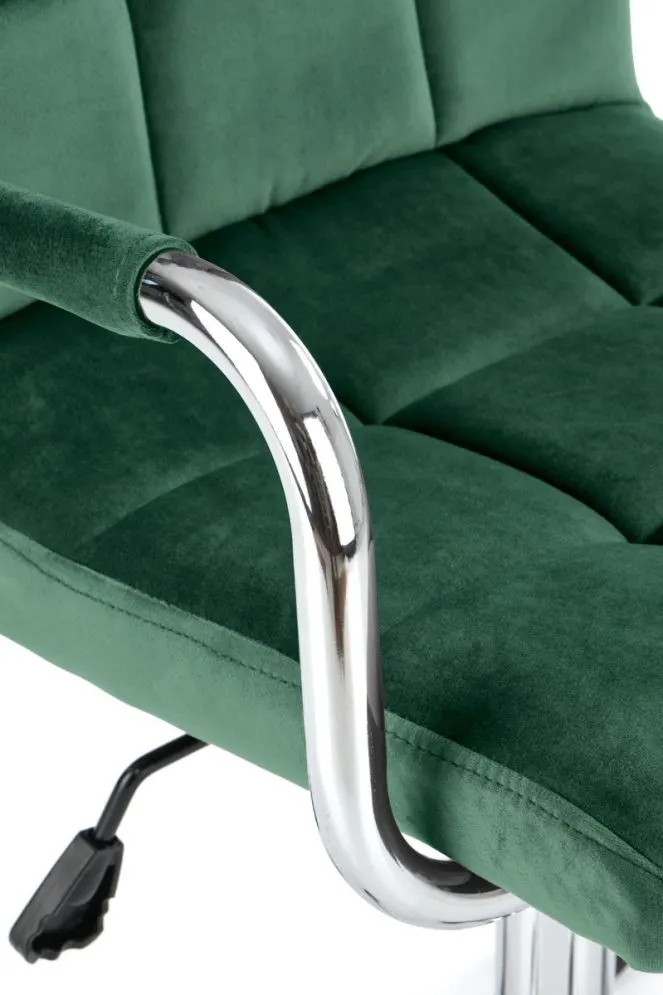 Fotel dla dziecka GONZO 4 VELVET ziemny zielony z podłokietnikami | MIRAT. w stylu kolekcja