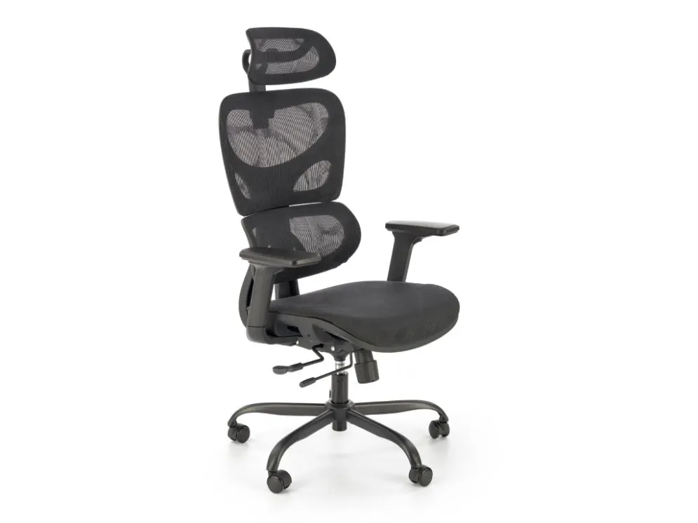 Fotel biurowy GOTARD czarny obrotowy I sklep meblowy MIRAT.