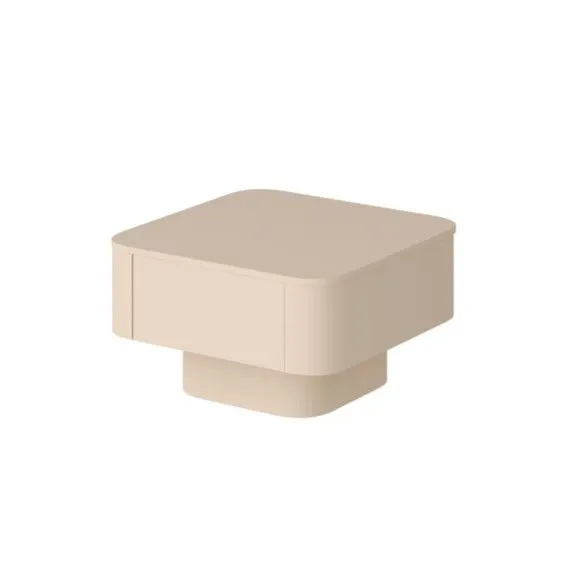 Ława kwadratowa GRADO 80x80 cappuccino I sklep meblowy MIRAT. styl PASTELE