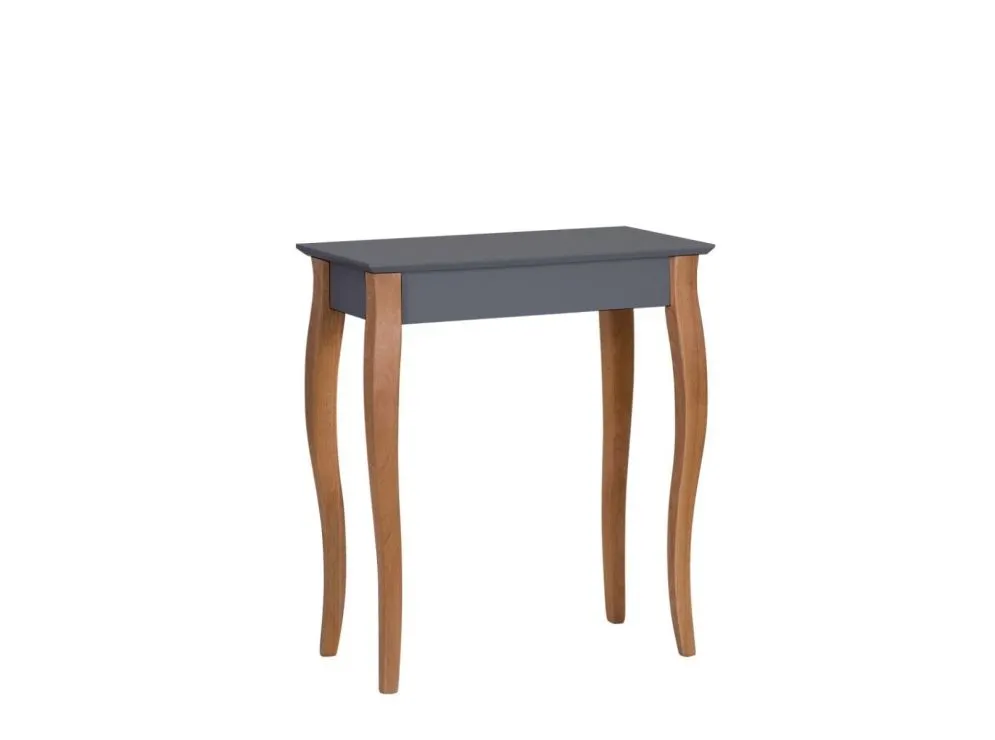 Konsola LILLO grafitowa do salonu na drewnianych nogach | MIRAT. styl SKANDYNAWSKI