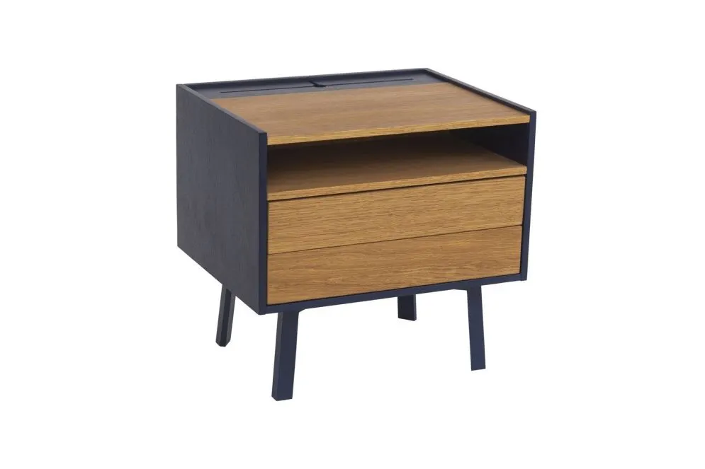 Szafka nocna HEKTOR z dwiema szufladami | MIRAT. w stylu  kolekcja