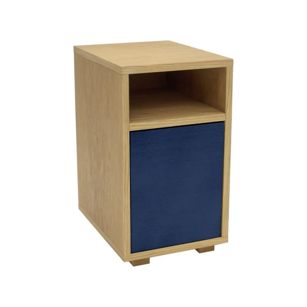 Szafka nocna SIMPLE drewniana z półką | MIRAT. w stylu  kolekcja