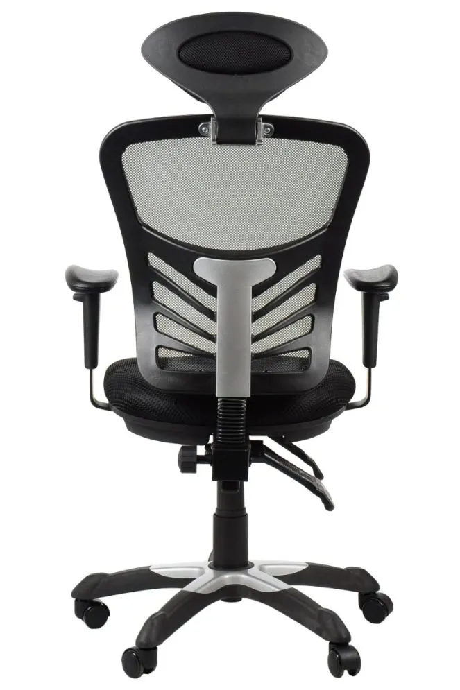 Fotel biurowy HG-0001H szary regulowany | MIRAT.