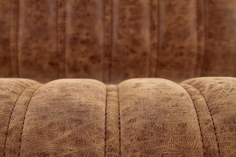 Hoker H-88 brązowy na jednej nodze z okrągłą podstawą | MIRAT. w stylu LOFT, VINTAGE kolekcja