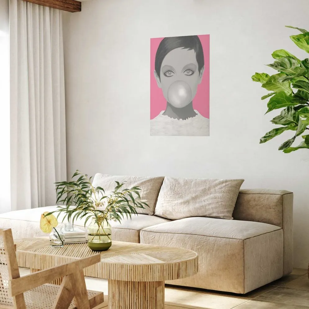 Plakat Guma balonowa 29,7x42 cm bez ramy bez marginesu | MIRAT.