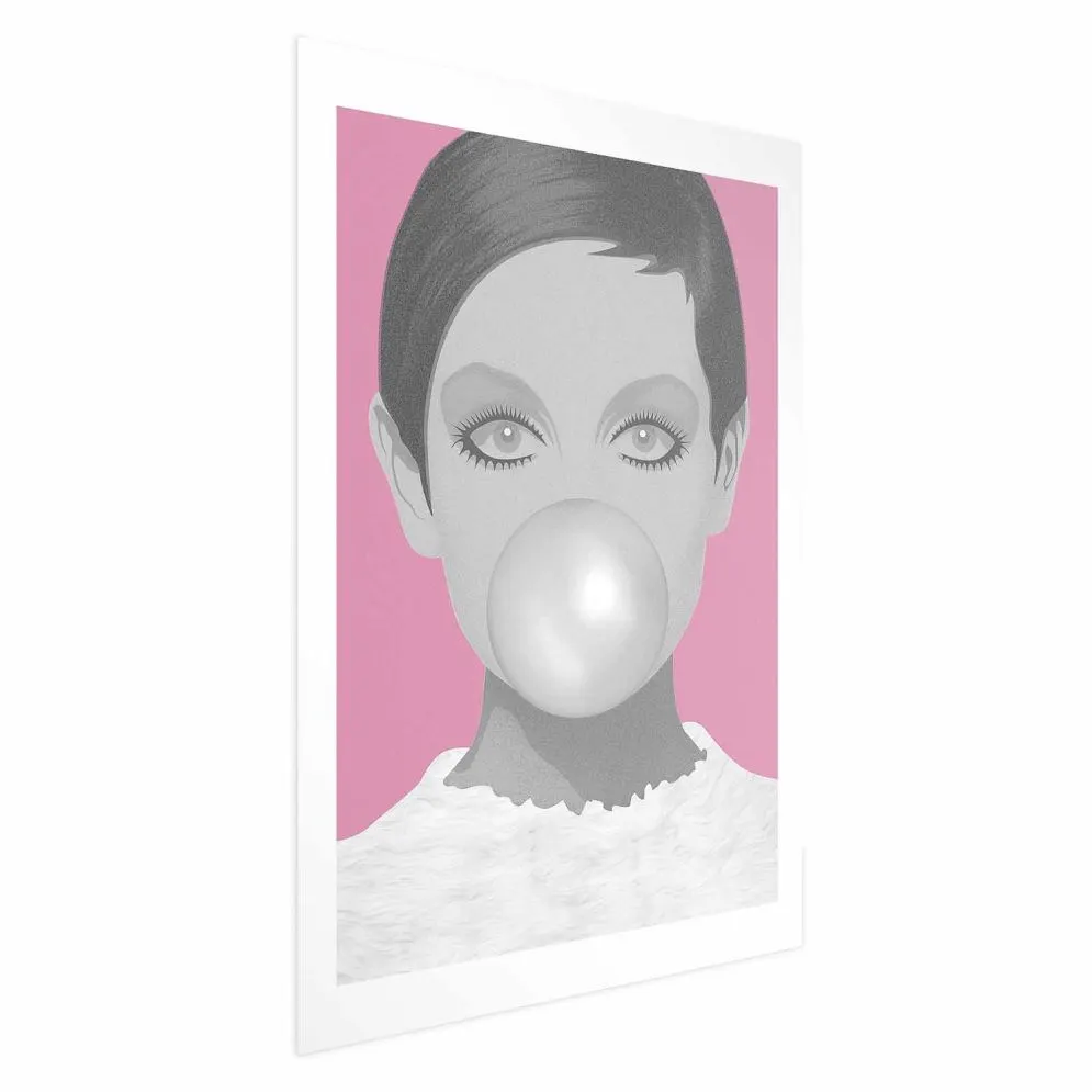 Plakat Guma balonowa 21x30 cm bez ramy z marginesem | MIRAT.